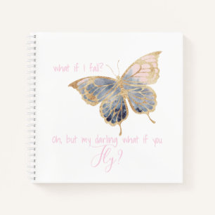Carnet Et si je tombe inspirant