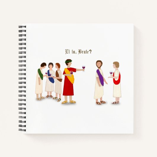 Carnet Et Tu Brute ? Julius César à une fête (Devant)