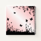 Carnet Étalon noir cabré rose (Dos)