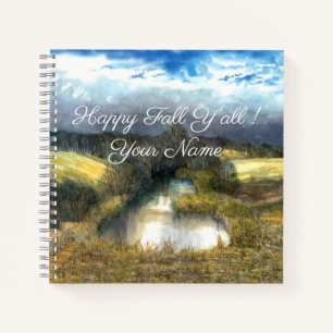 Carnet Etanche d'automne peinture aquarelle