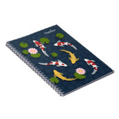 Carnet Étang à poissons de Koi de Japonais (Côté Droit)