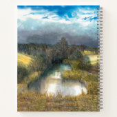 Carnet étang d'automne (Dos)