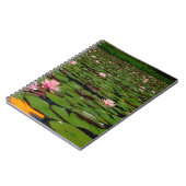 Carnet Etang de fleurs de lys d'eau rose (Côté gauche)