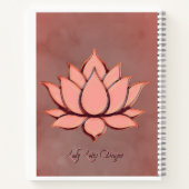 Carnet Étang de lotus Nosegrey (Dos)