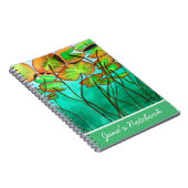 Carnet étang vert serein avec lilypads (Côté Droit)