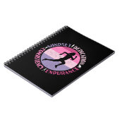 Carnet État d'esprit de course - Citation d'endurance de  (Côté gauche)