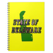 Carnet État du Delaware Image Texte et Plan Plan Plan (Devant)
