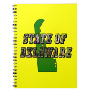 Carnet État du Delaware Image Texte et Plan Plan Plan