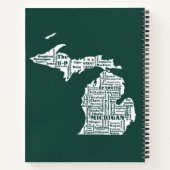 Carnet État vert des villes du Michigan (Dos)