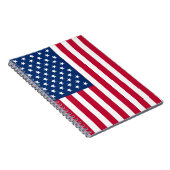 Carnet États-Unis Drapeau américain étoiles et rayures (Côté Droit)