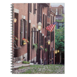 Carnet États-Unis, Massachusetts, Boston, Maisons le long