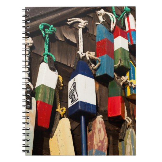Carnet États-Unis, Massachusetts, Gloucester, Bouées pour (Devant)