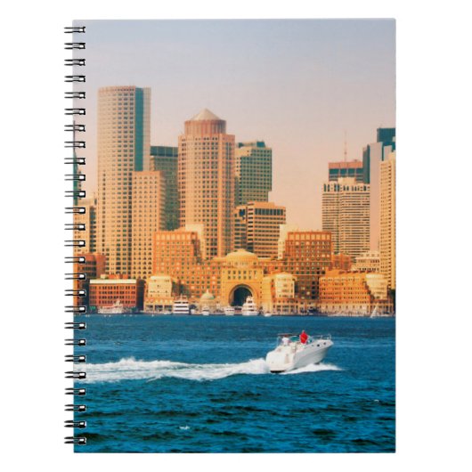 Carnet États-Unis, Massachusetts. Panorama du front de me (Devant)