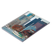 Carnet États-Unis, Massachusetts. Skyline de Boston Water (Côté gauche)