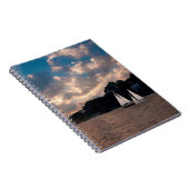 Carnet États-Unis, Massachusetts. Voile au coucher du sol (Côté Droit)