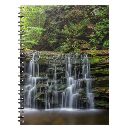 Carnet États-Unis, Pennsylvanie, Benton. Cascade à Ricket (Devant)
