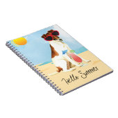 Carnet Été Feu Fox Terrier (Côté Droit)