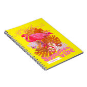 Carnet Été flamant jaune (Côté Droit)