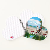 Carnet Été Noël bébé sur la plage répéter Design (Intérieur)