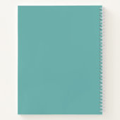 Carnet Été Super Rétro Monogramme rose Nom Bagage (Dos)