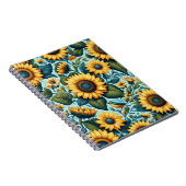 Carnet Été/tournesol/oiseau (Côté Droit)