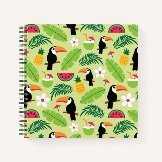 Carnet Été tropical du Toucan (Devant)