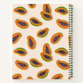 Carnet Été Tropical Papaya Fruit Blush Rose (Dos)