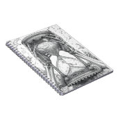 Carnet Eternal Flow Vintage Hourglass Ink Sketch Notebook (Côté Droit)