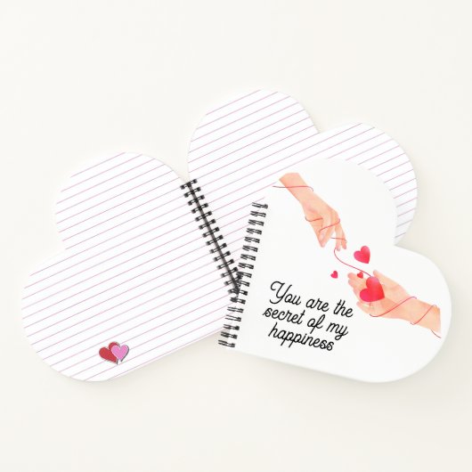 Carnet Eternal Love Connection - Romantic Red String of F (Intérieur)