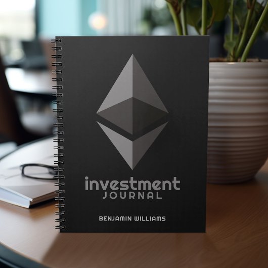 Carnet Ethereum Investissement Crypto Tracker Semence Phr