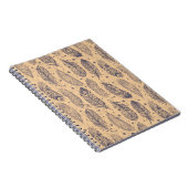 Carnet Ethnic Feather Outline Motif (Côté Droit)