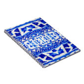 Carnet Ethnic Indigo Arrow Native Motifs (Côté Droit)