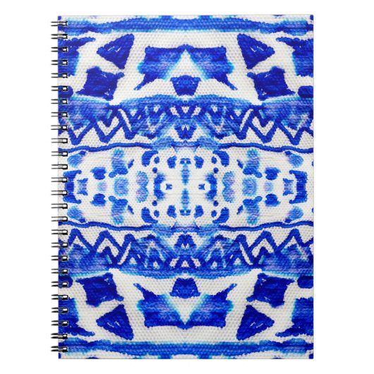 Carnet Ethnic Indigo Arrow Native Motifs (Devant)