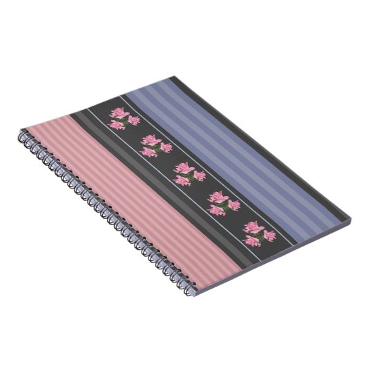 Carnet ethnique, rayée, patchwork (Côté Droit)