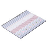 Carnet ethnique, rayée, patchwork (Côté gauche)