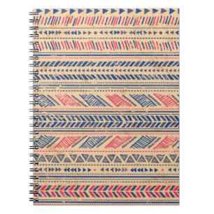 Carnet Ethnique tribale vintage sans couture motif