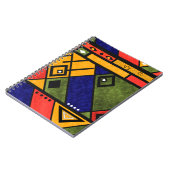 Carnet Ethno africain sans couture traditionnelle motif (Côté gauche)