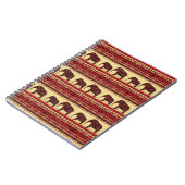 Carnet Ethno design elephants ornemental (Côté gauche)