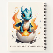 Carnet Étincelle de Dragon Bébé d'éclosion (Dos)