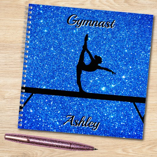 Carnet Étincelle de Gymnastique Bleue Royal
