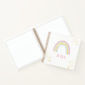 Carnet Étincelle de l'arc-en-ciel pastel (Intérieur)