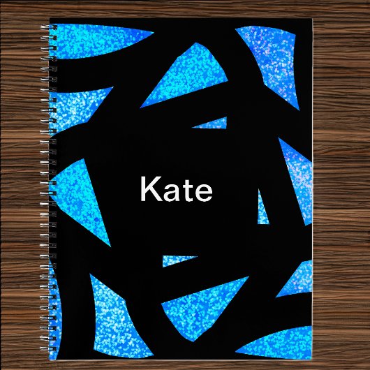 Carnet Étincelles de Mandala Bleu