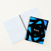 Carnet Étincelles de Mandala Bleu (Intérieur)