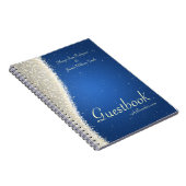 Carnet Étincelles d'éblouissement de Guestbook de mariage (Côté Droit)