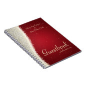 Carnet Étincelles d'éblouissement de Guestbook de mariage (Côté Droit)