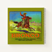 Carnet étiquette de caisses de fruits Bronco dans les ann (Dos)