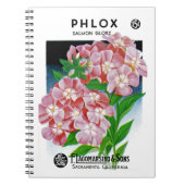 Carnet Étiquette de paquets de semences Phlox (Devant)