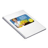 Carnet Étiquette d'eau citron-orge (Côté Droit)
