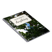 Carnet Étiquette personnalisé par motif botanique de (Côté Droit)