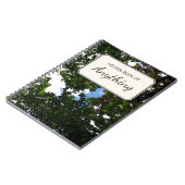 Carnet Étiquette personnalisé par motif botanique de (Côté gauche)